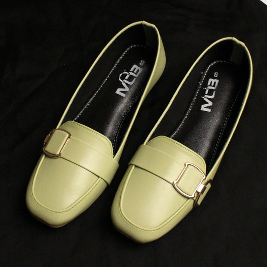 Chic Classic Buckle Loafers - MOB